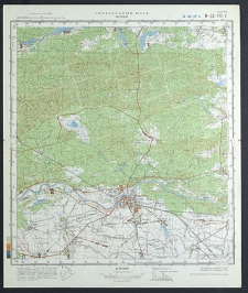 Mapa topograficzna : N-33-117-G : Wronki