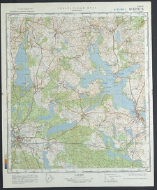Mapa topograficzna : N-33-93-A : Złocieniec