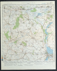 Mapa topograficzna : N-33-120-A : Żnin