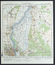 Mapa topograficzna : N-33-126-W : Frankfurt nad Odrą
