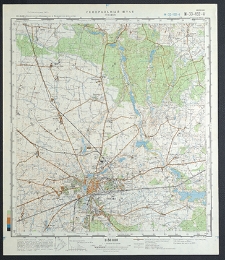 Mapa topograficzna : N-33-132-A : Gniezno