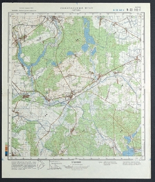 Mapa topograficzna : N-33-140-G : Kargowa