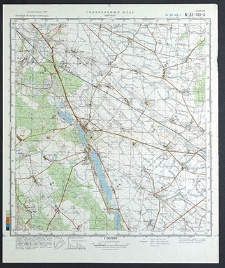 Mapa topograficzna : N-33-143-A : Kórnik