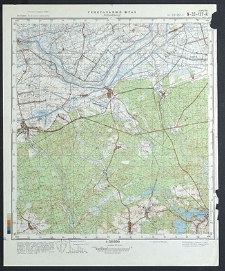 Mapa topograficzna : N-33-127-A : Lubniewice