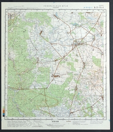 Mapa topograficzna : N-33-129-W : Lwówek