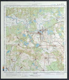 Mapa topograficzna : N-33-128-B : Międzychód