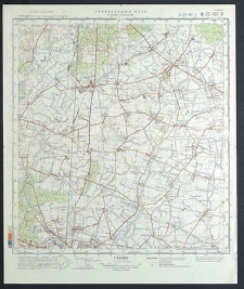 Mapa topograficzna : N-33-132-W : Psary Polskie
