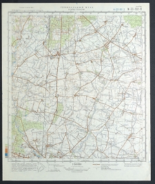 Mapa topograficzna : N-33-132-W : Psary Polskie