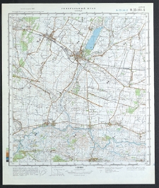 Mapa topograficzna : N-33-144-B : Słupca