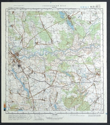 Mapa topograficzna : N-33-143-W : Śrem
