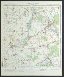 Mapa topograficzna : N-33-142-A : Stęszew