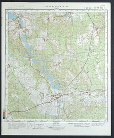 Mapa topograficzna : N-33-128-G : Trzciel