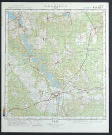 Mapa topograficzna : N-33-128-G : Trzciel