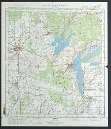 Mapa topograficzna : N-33-132-G : Witkowo