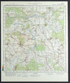 Mapa topograficzna : N-33-144-W : Żerków