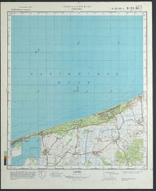 Mapa topograficzna : N-33-66-G : Pobierowo