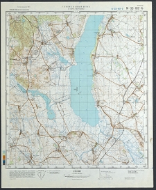 Mapa topograficzna : N-33-102-B : Stare Czarnowo