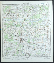 Mapa topograficzna : N-34-119 : Bielsk Podlaski
