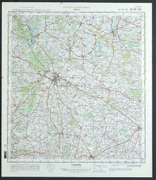 Mapa topograficzna : N-34-112 : Sierpc