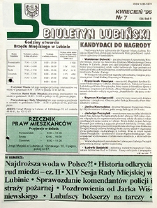 Biuletyn Lubiński nr 7 (56), kwiecień `95