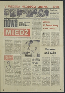 Nowa Miedź nr 8 (23), kwiecień `70