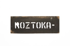 Szablon kolejowy : Roztoka