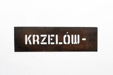 Szablon kolejowy : Krzel&oacute;w