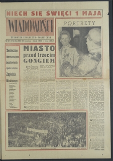 Wiadomości : Tygodnik Zagłębia Miedziowego nr 17 (474), kwiecień `66