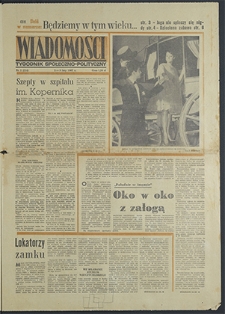 Wiadomości : Tygodnik społeczno-polityczny nr 5 (514), luty `67