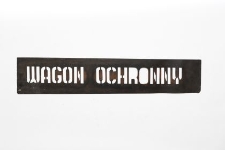 Szablon kolejowy : Wagon ochronny