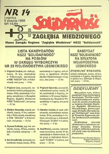 Solidarność Zagłębia Miedziowego nr 14/94