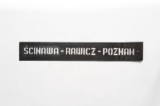 Szablon kolejowy : Ścinawa–Rawicz–Poznań