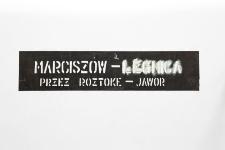 Szablon kolejowy : Marciszów–Legnica przez Roztokę–Jawor