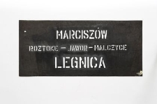 Szablon kolejowy : Marciszów przez Roztokę–Jawor–Malczyce Legnica