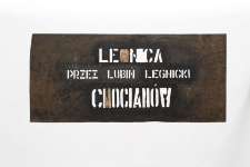 Szablon kolejowy : Legnica przez Lubiń Legnicki Chocianów