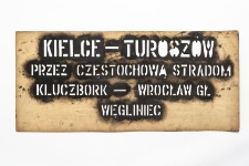 Szablon kolejowy : Kielce–Turoszów przez Częstochowa Stradom–Kluczbork–Wrocław Główny Węgliniec