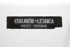 Szablon kolejowy : Chojnów–Legnica przez Złotorję