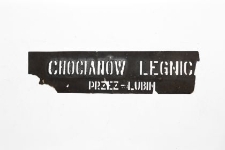Szablon kolejowy : Chocianów–Legnica przez Lubin