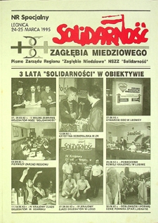 Solidarność Zagłębia Miedziowego : nr specjalny, marzec `95