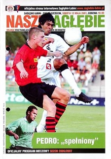 Nasze Zagłębie : Orange Ekstraklasa : Oficjalny program meczowy sezon 2006/2007, 12 maja 2007