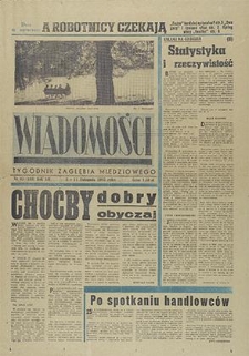 Wiadomości : Tygodnik Zagłębia Miedziowego nr 45 (449), listopad `65