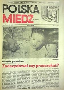 Polska Miedź nr 25 (172), czerwiec `86