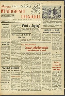Wiadomości Legnickie nr 4 (148), styczeń `60