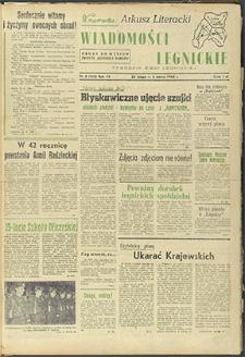 Wiadomości Legnickie nr 9 (153), marzec `60