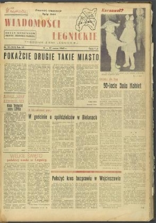 Wiadomości Legnickie nr 10 (154), marzec `60
