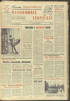 Wiadomości Legnickie nr 24 (168), czerwiec `60