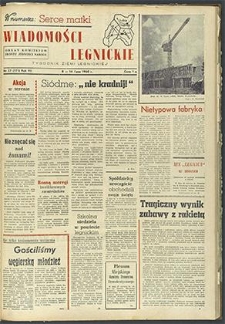 Wiadomości Legnickie nr 27 (171), lipiec `60