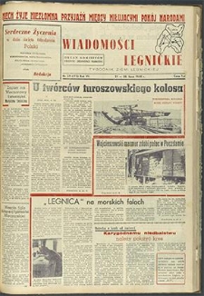 Wiadomości Legnickie nr 29 (173), lipiec `60