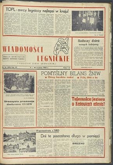 Wiadomości Legnickie nr 36 (180), wrzesień `60