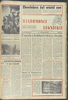 Wiadomości Legnickie nr 37 (181), wrzesień `60